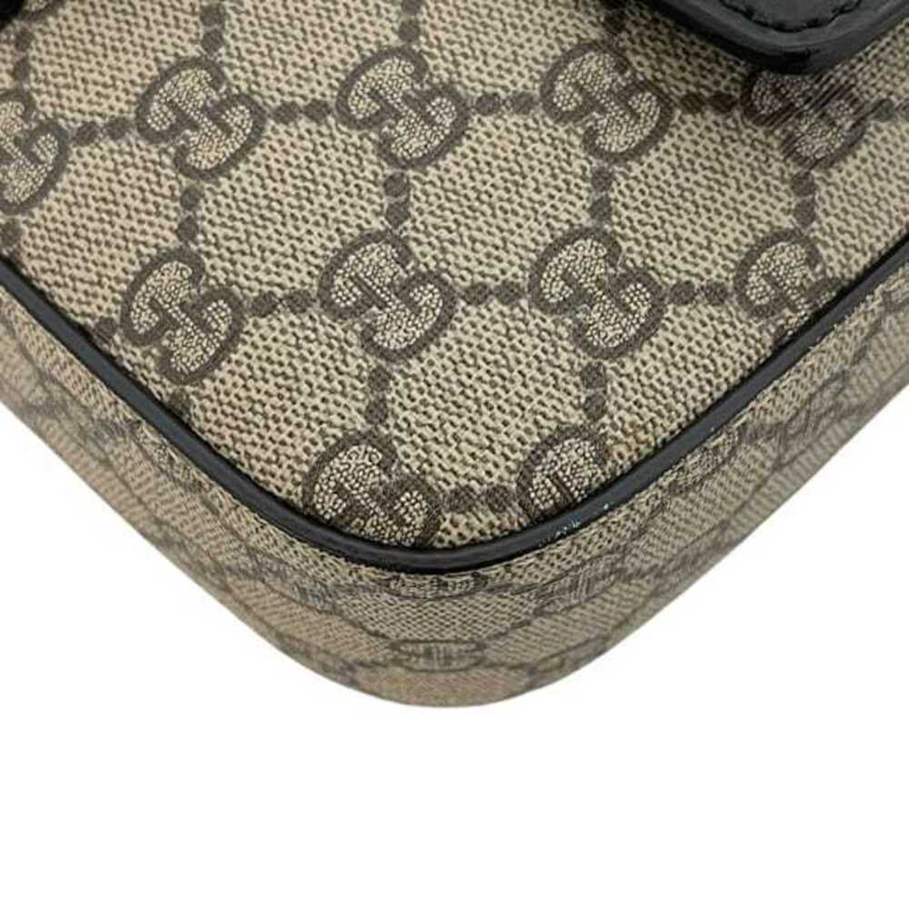 GUCCI Black Leather Shoulder Bag - Picture 10 of 11